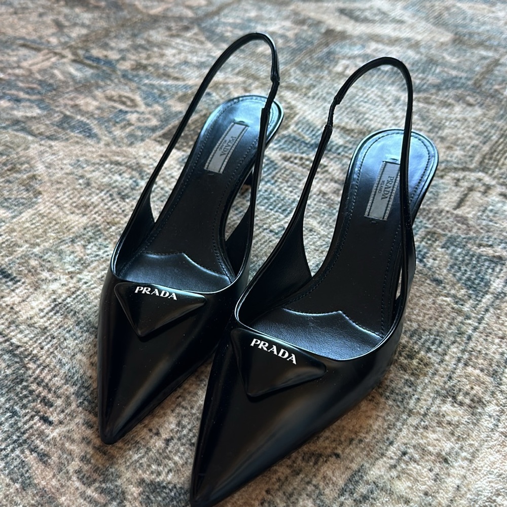 Prada Sling Backs Size 38